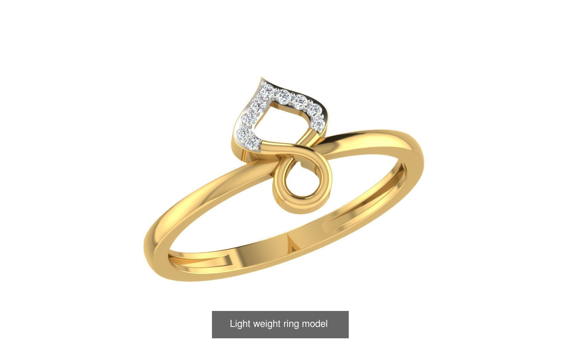 143 Light weight ring model  3D Model Collection_30