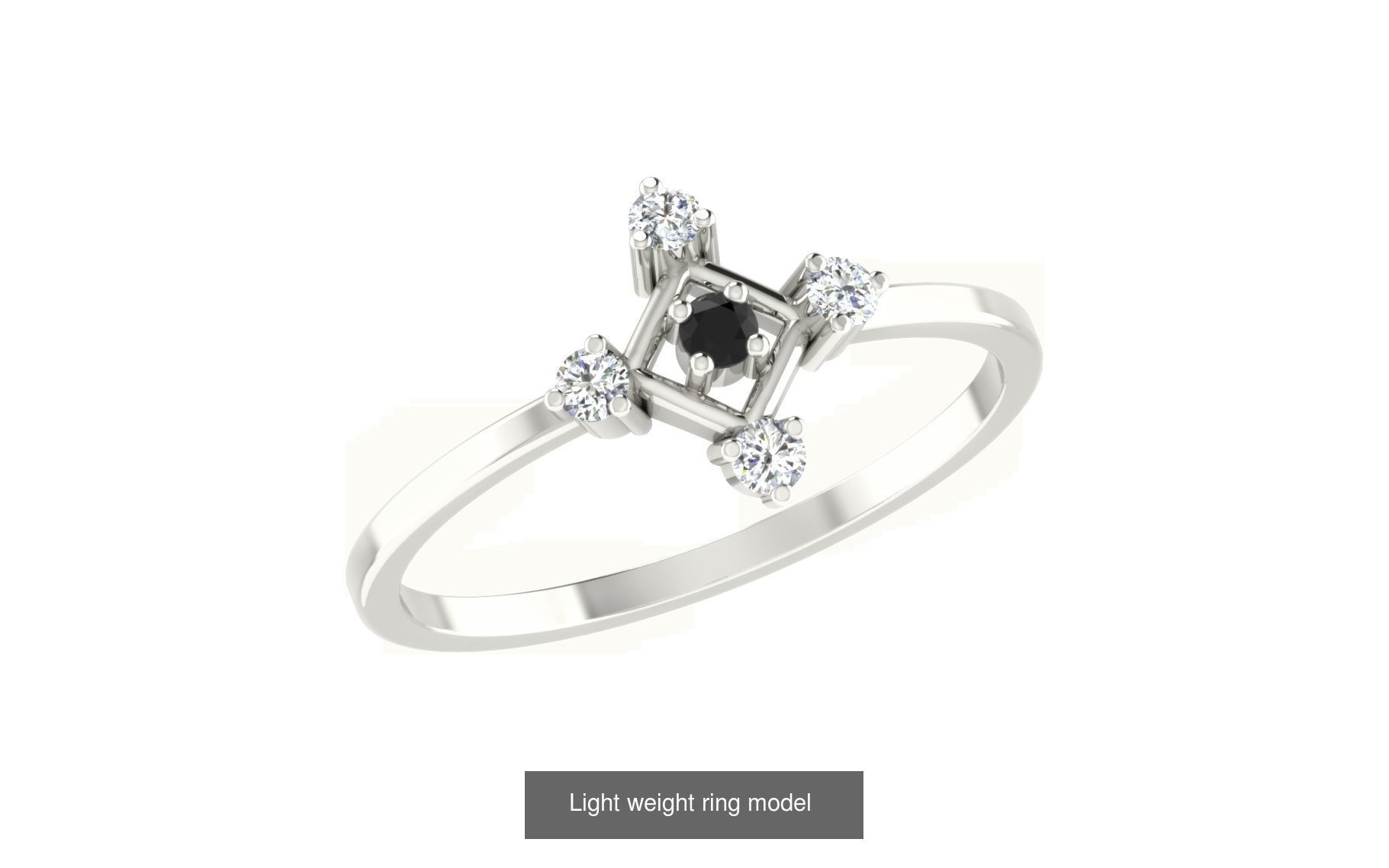 143 Light weight ring model  3D Model Collection_24