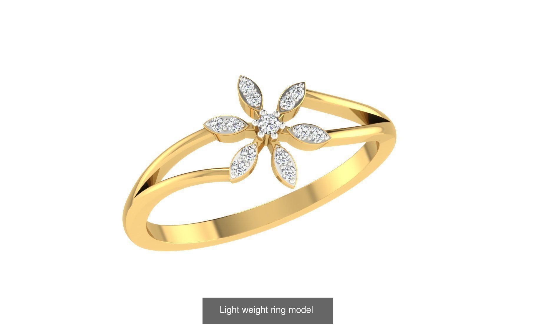 143 Light weight ring model  3D Model Collection_144