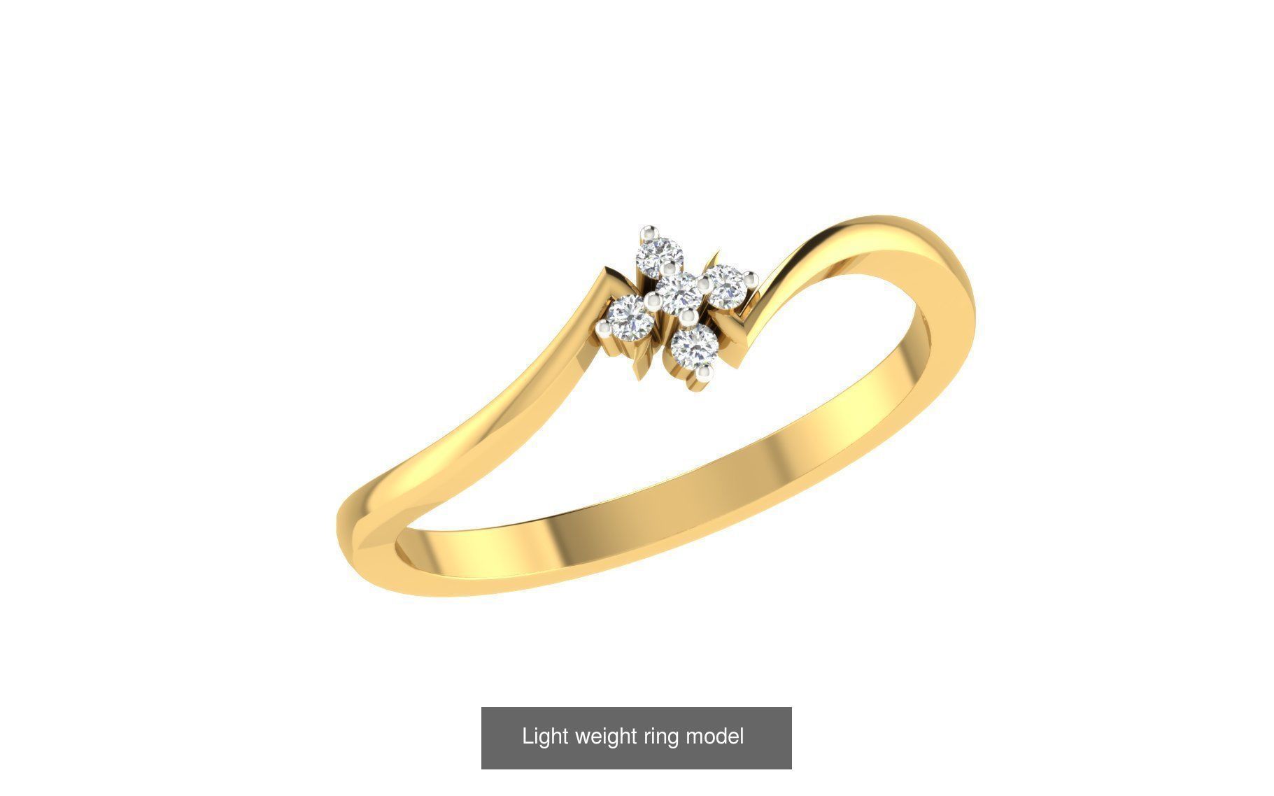 143 Light weight ring model  3D Model Collection_126