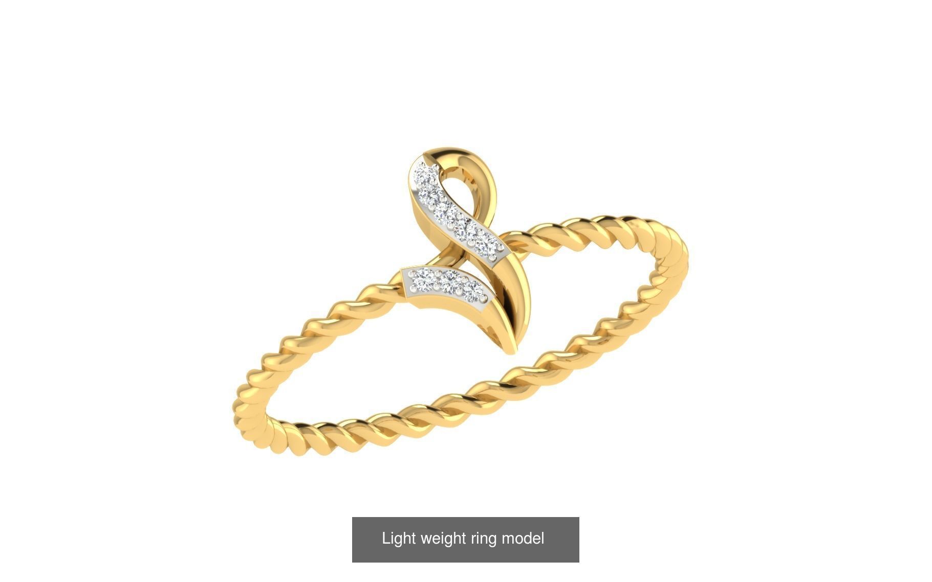 143 Light weight ring model  3D Model Collection_45