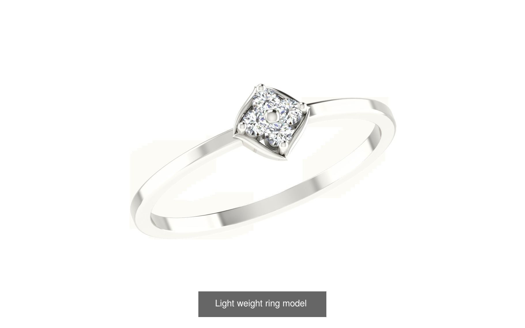 143 Light weight ring model  3D Model Collection_25