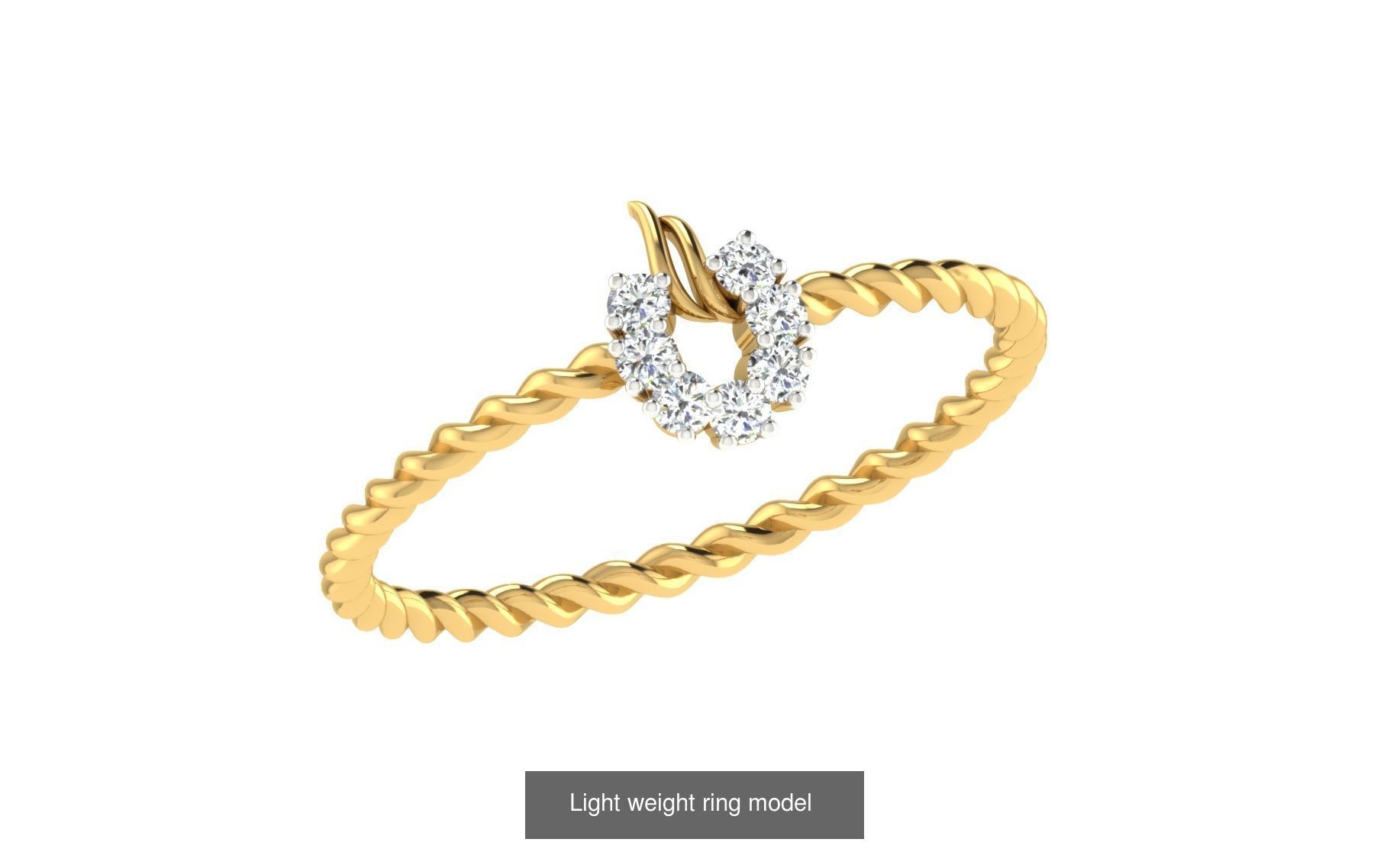 143 Light weight ring model  3D Model Collection_57