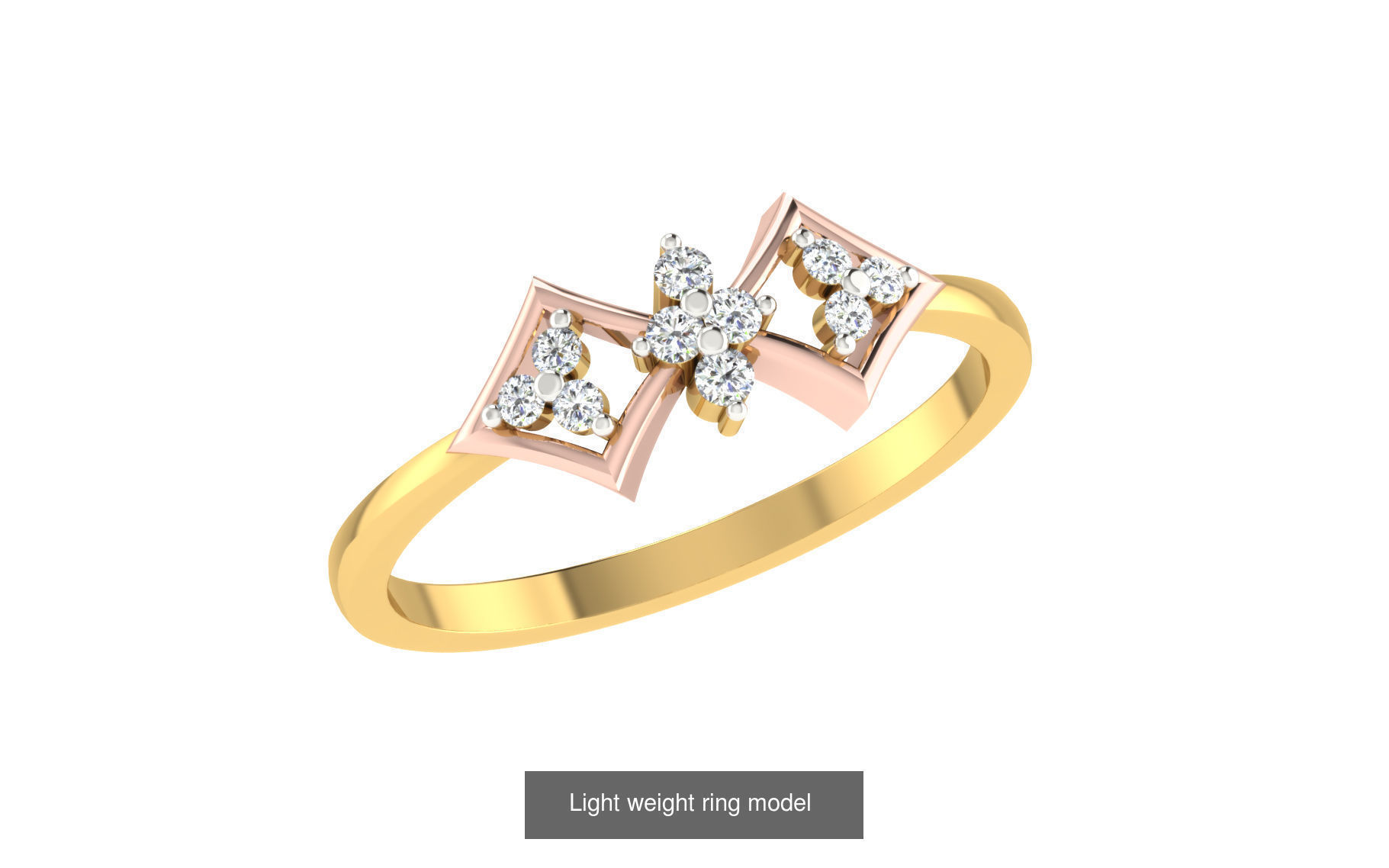 143 Light weight ring model  3D Model Collection_147