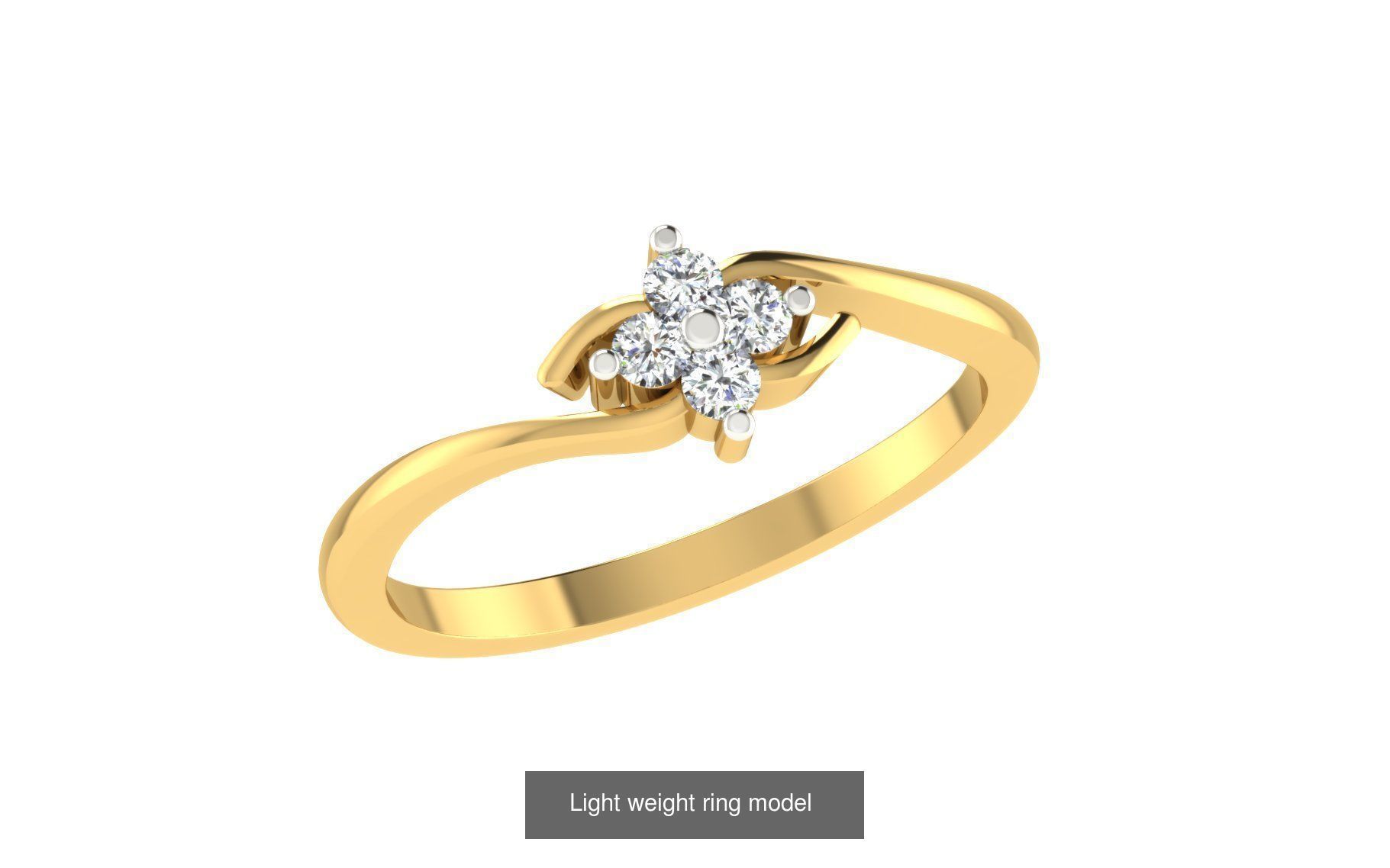 143 Light weight ring model  3D Model Collection_96