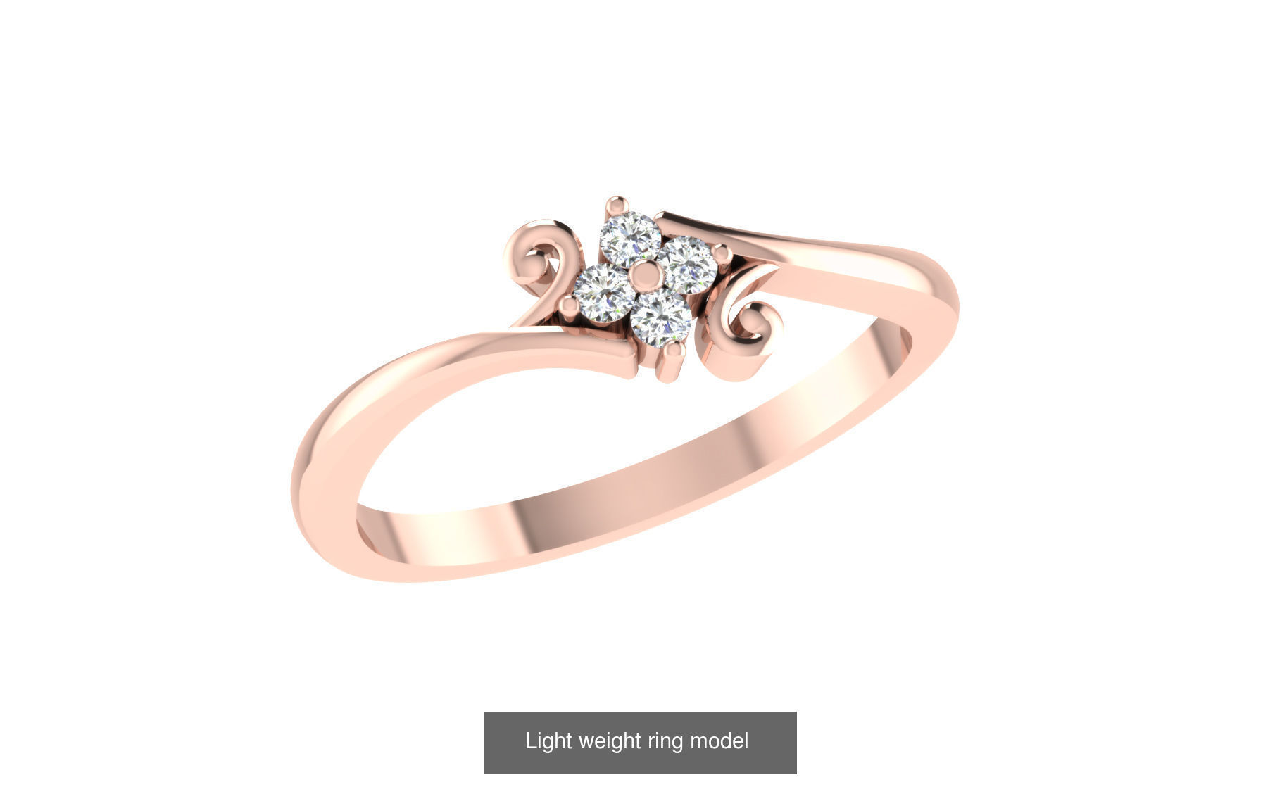 143 Light weight ring model  3D Model Collection_89