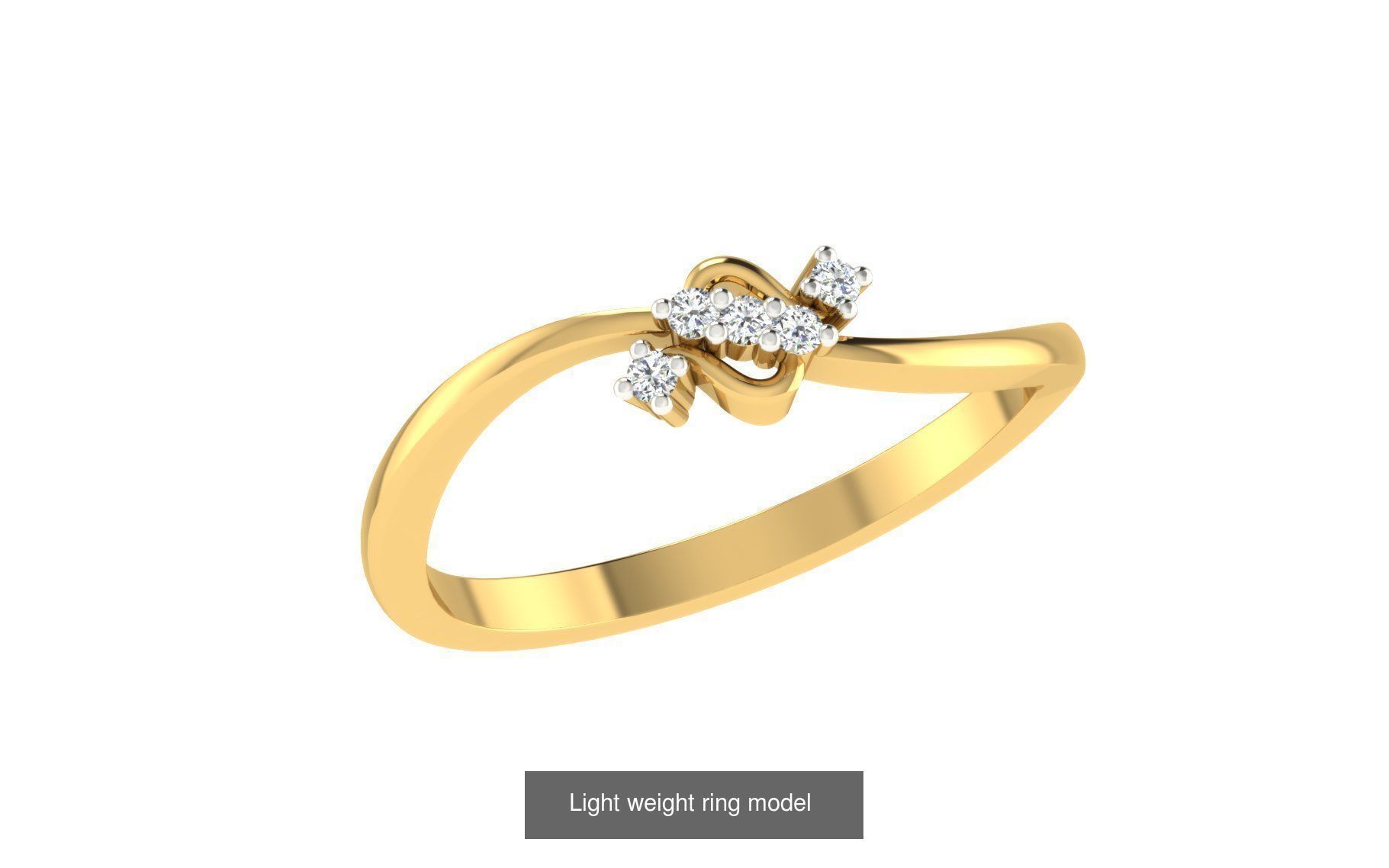 143 Light weight ring model  3D Model Collection_115