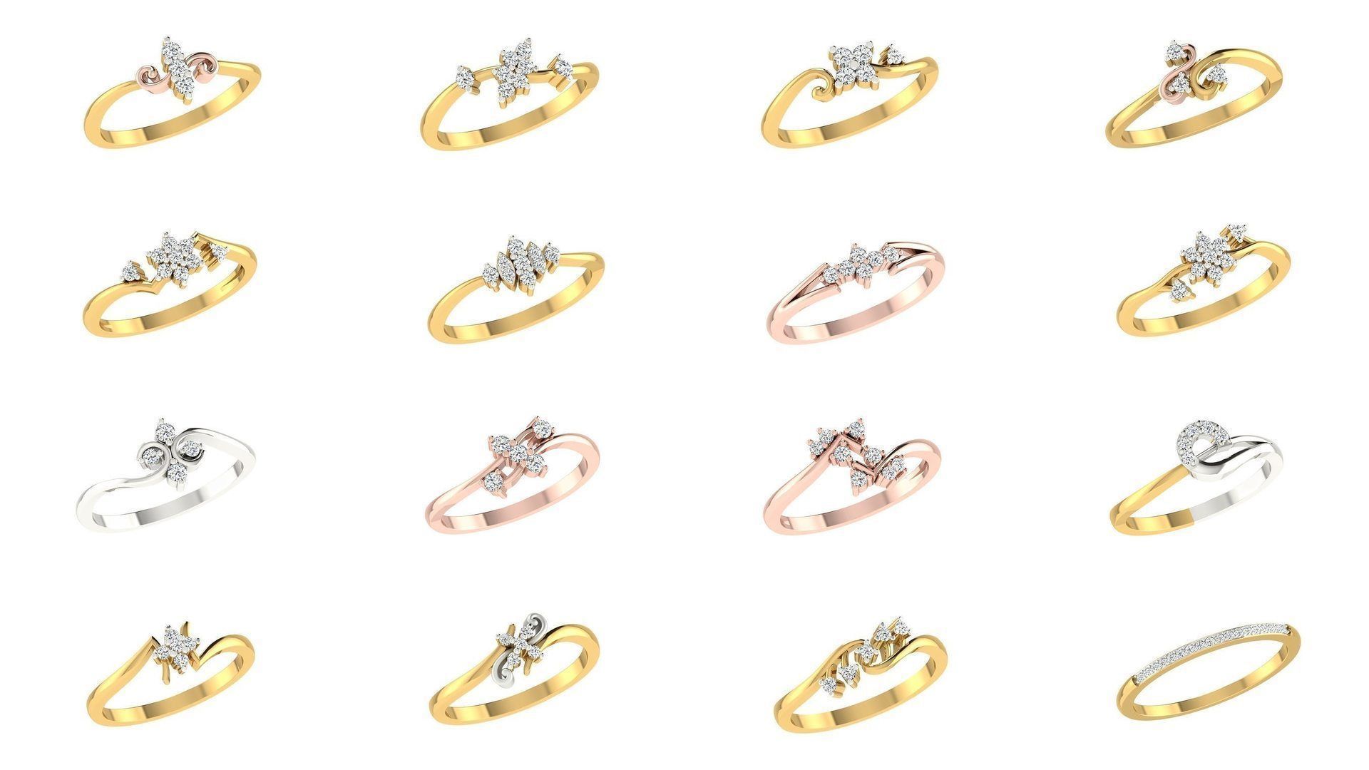 143 Light weight ring model  3D Model Collection_9