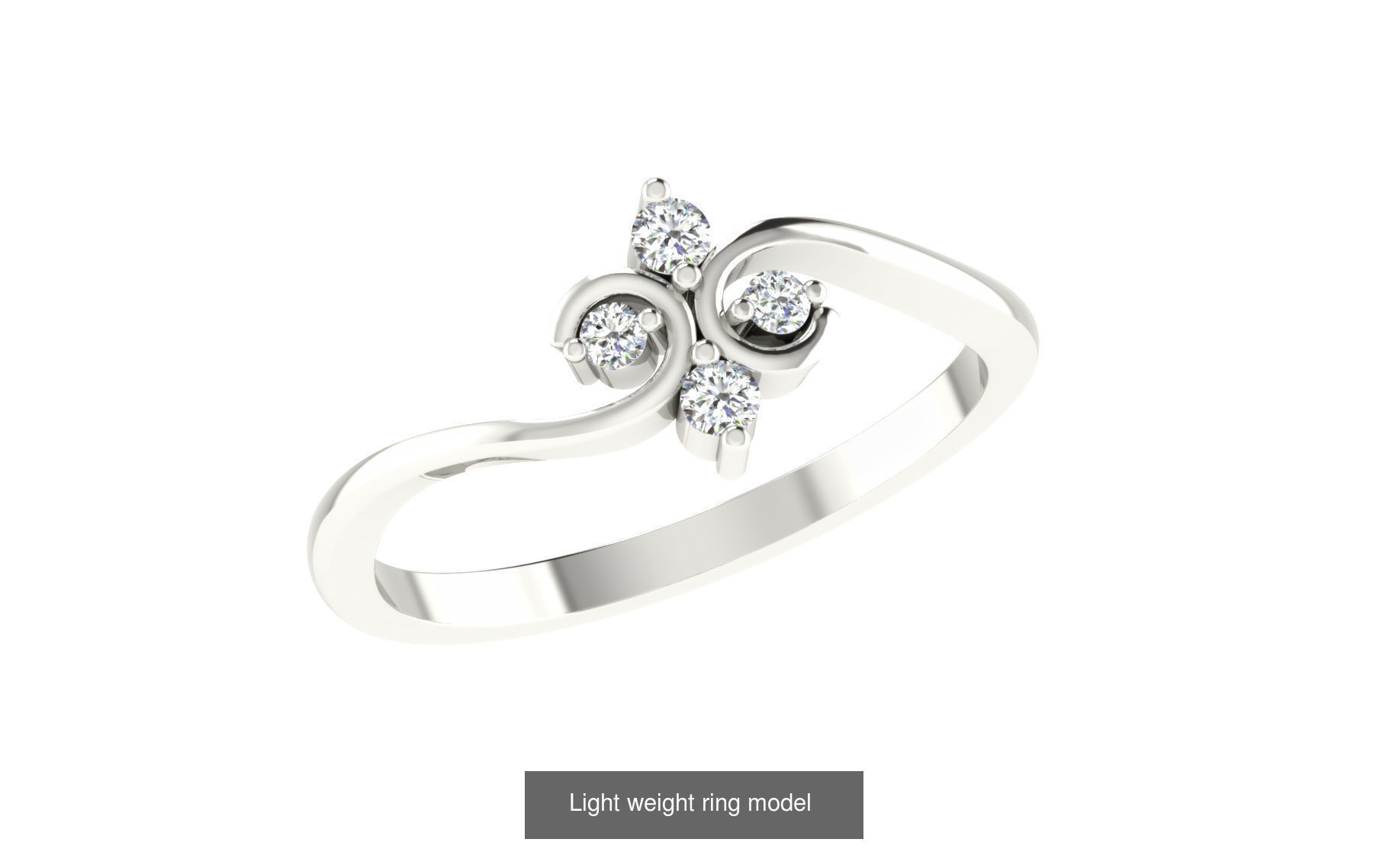 143 Light weight ring model  3D Model Collection_105