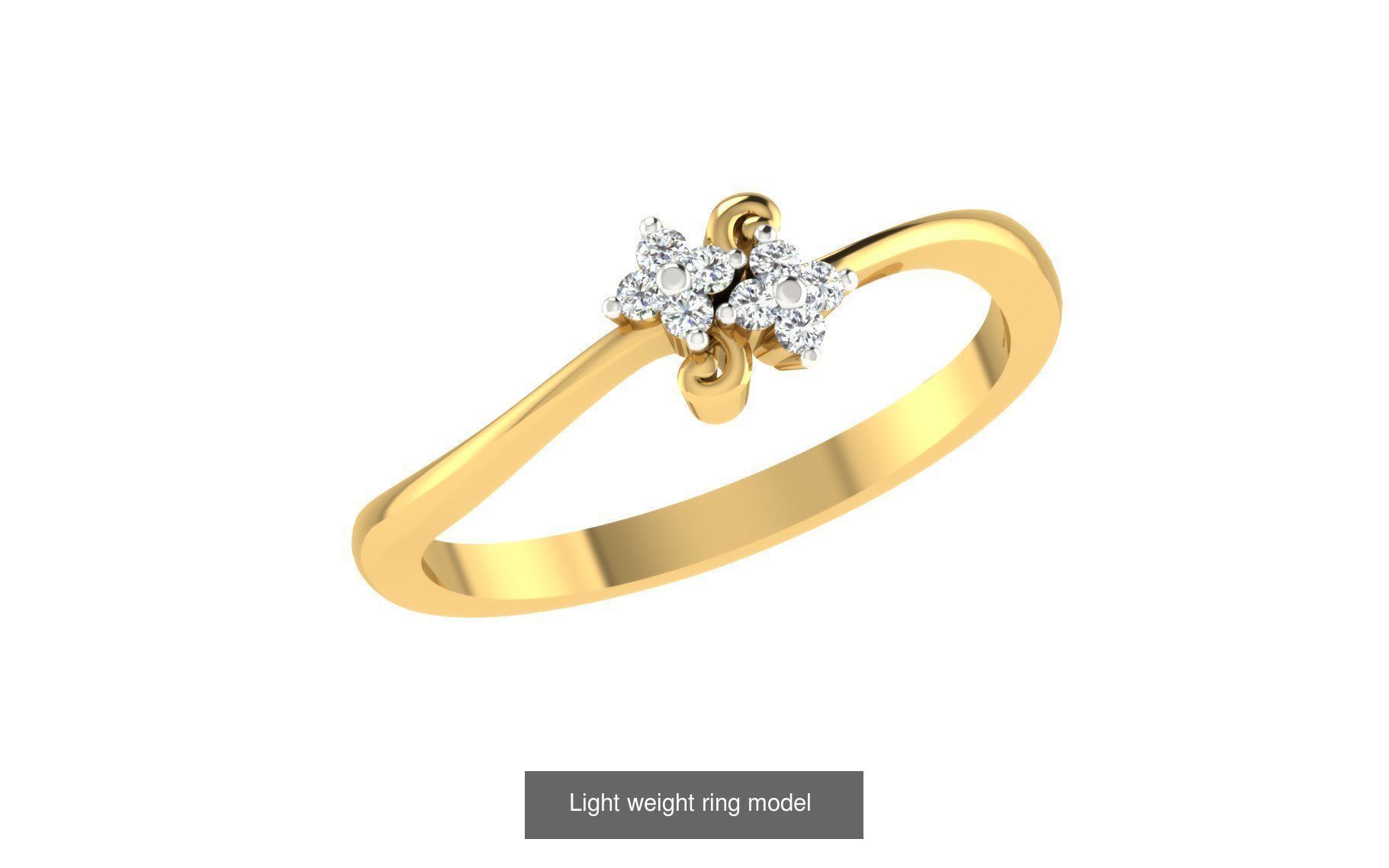 143 Light weight ring model  3D Model Collection_119