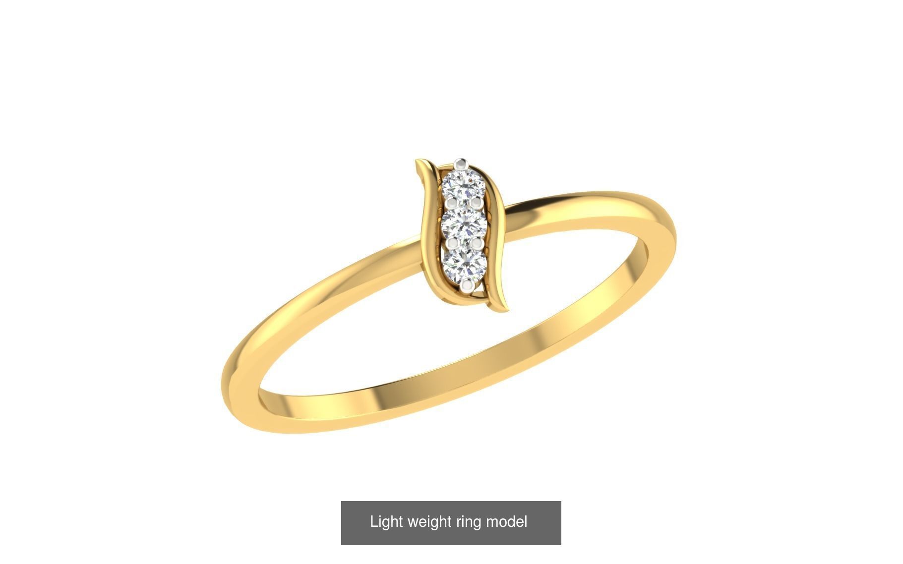 143 Light weight ring model  3D Model Collection_56