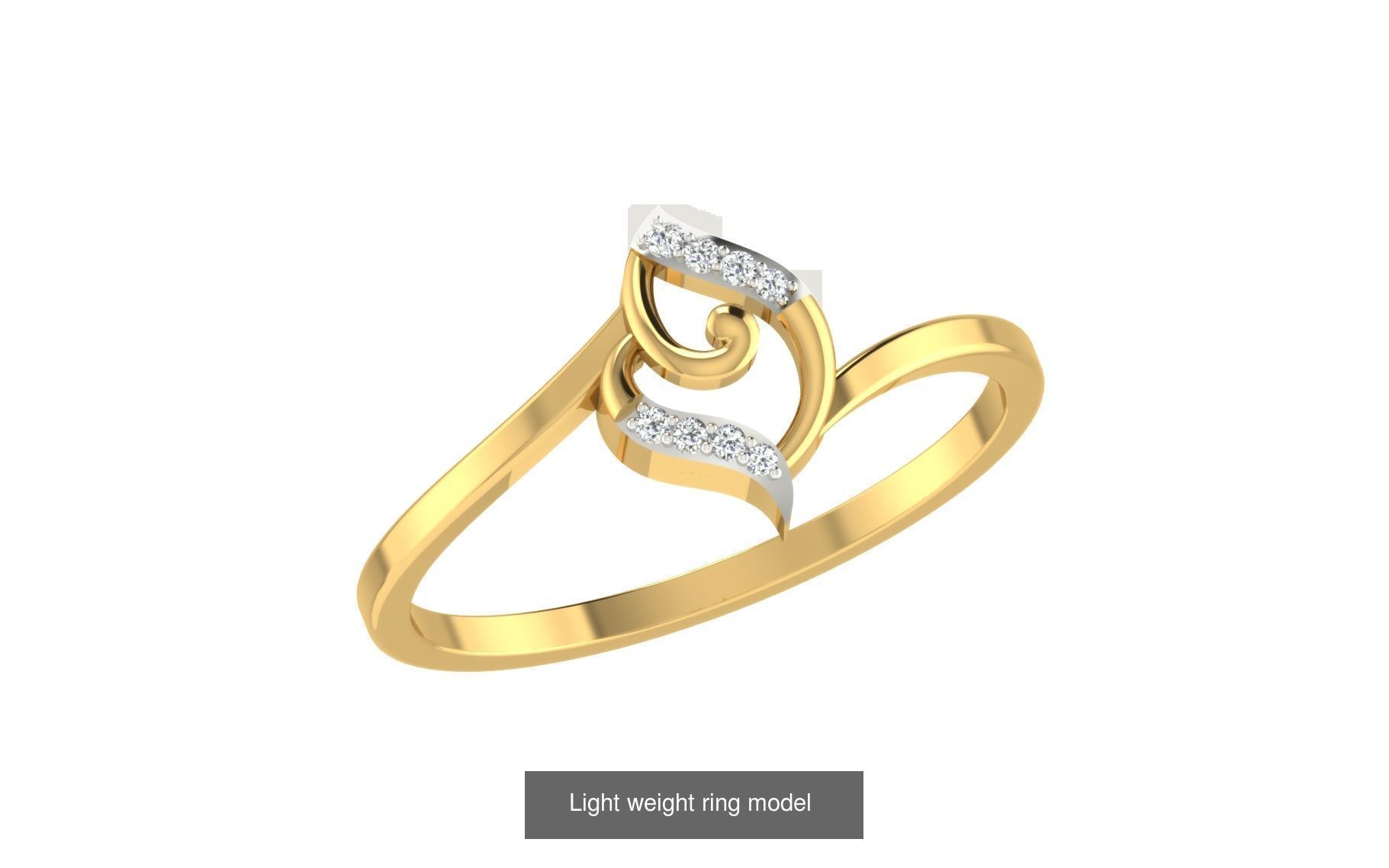 143 Light weight ring model  3D Model Collection_34