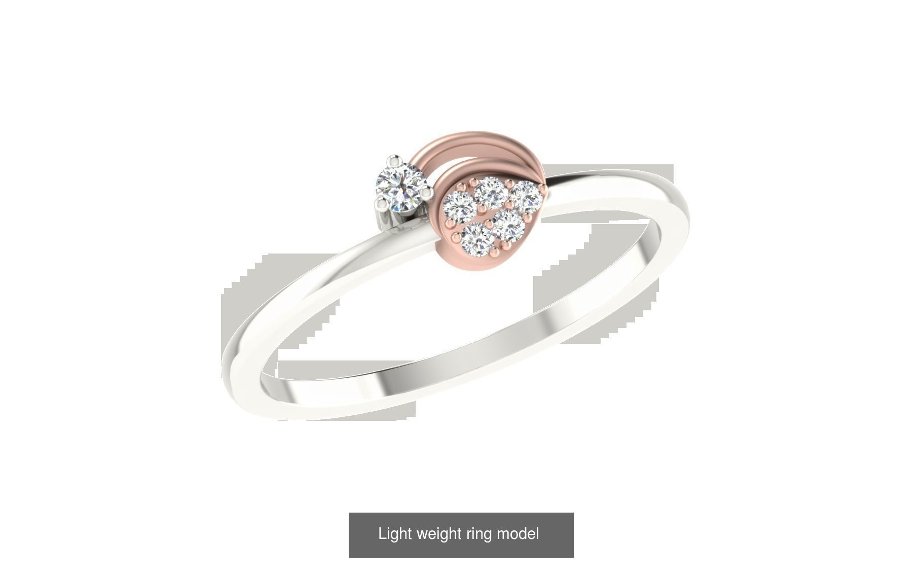 143 Light weight ring model  3D Model Collection_69