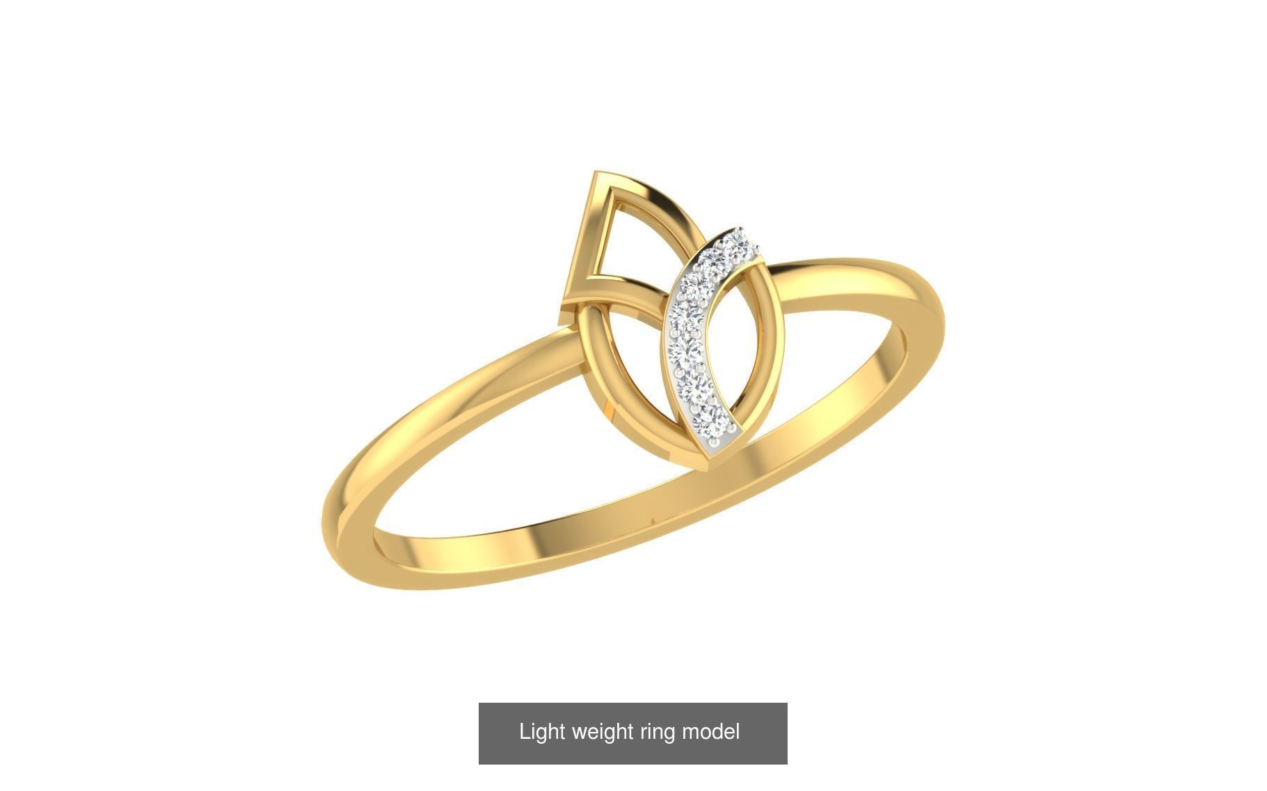 143 Light weight ring model  3D Model Collection_38