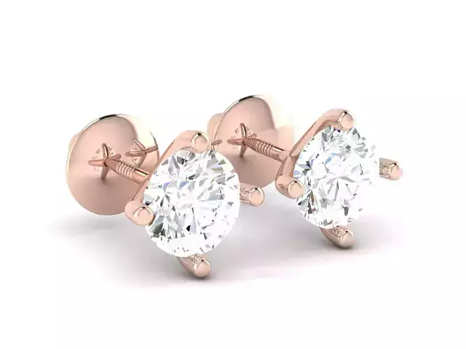 Earrings Diamond earrings 3dmodel 