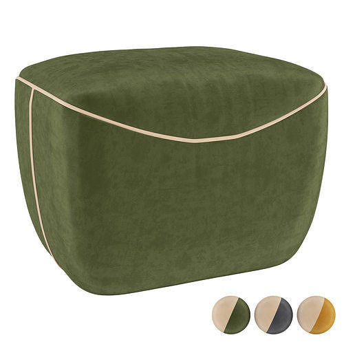Pouf Capsule 3D model