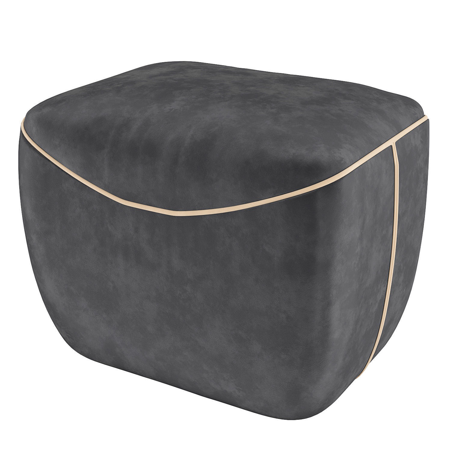 Pouf Capsule 3D model_1