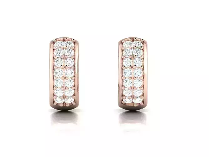 Women Earrings 3dm stl render detail 3D print model