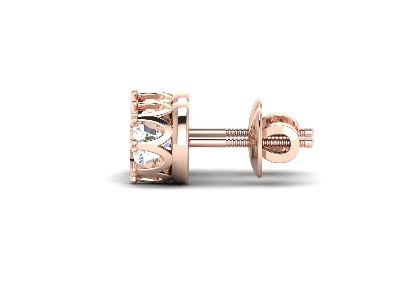 Women  Earrings 3dm stl render detail 3D print model_14