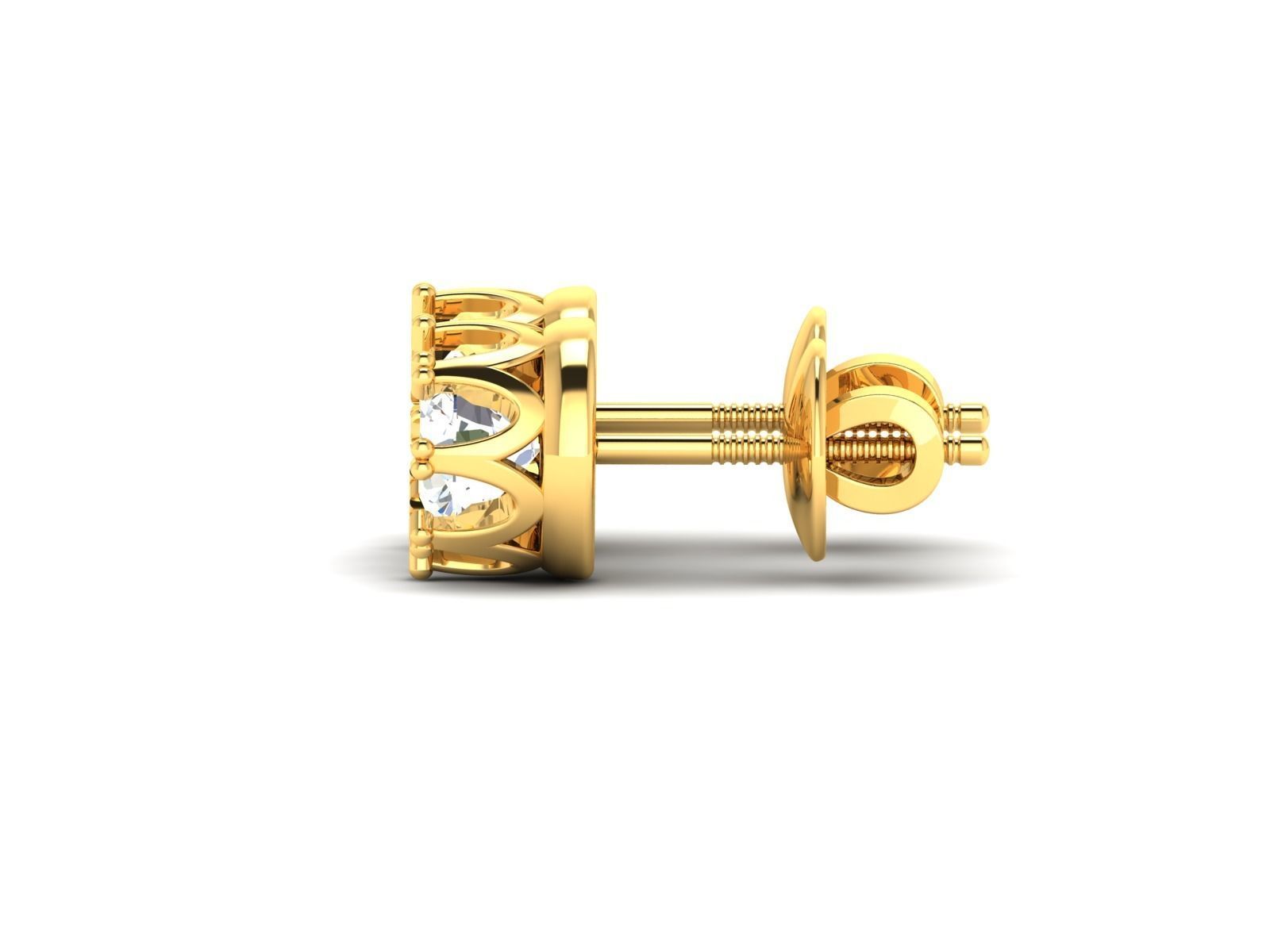 Women  Earrings 3dm stl render detail 3D print model_18