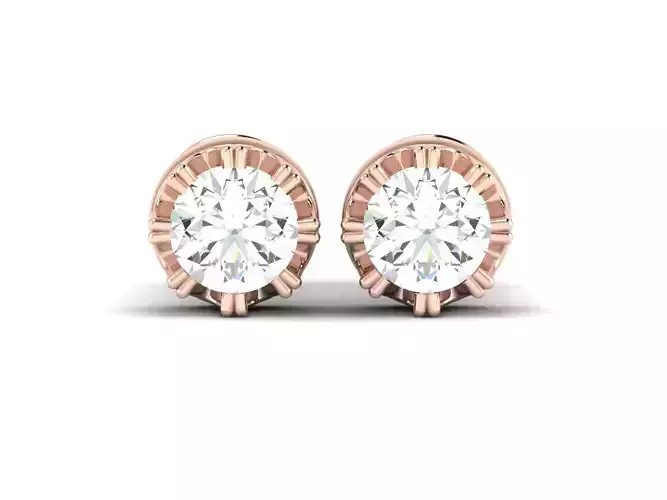 Women  Earrings 3dm stl render detail