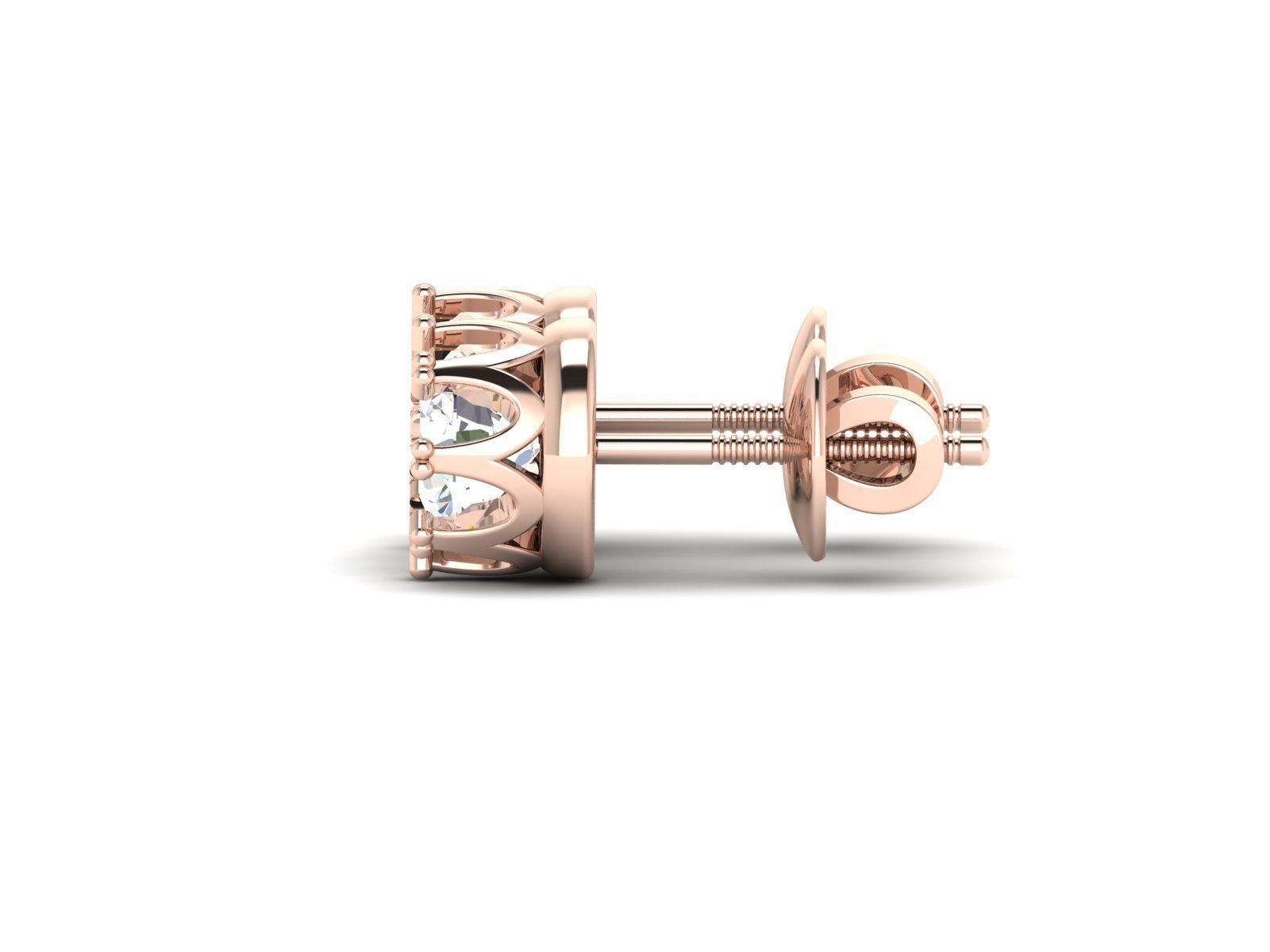 Women  Earrings 3dm stl render detail 3D print model_15