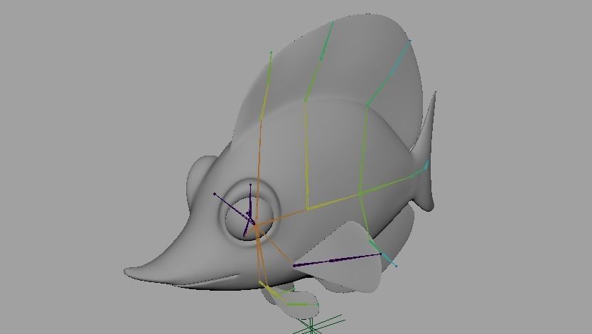 Cartoon Fish 24 Low-poly 3D model_6