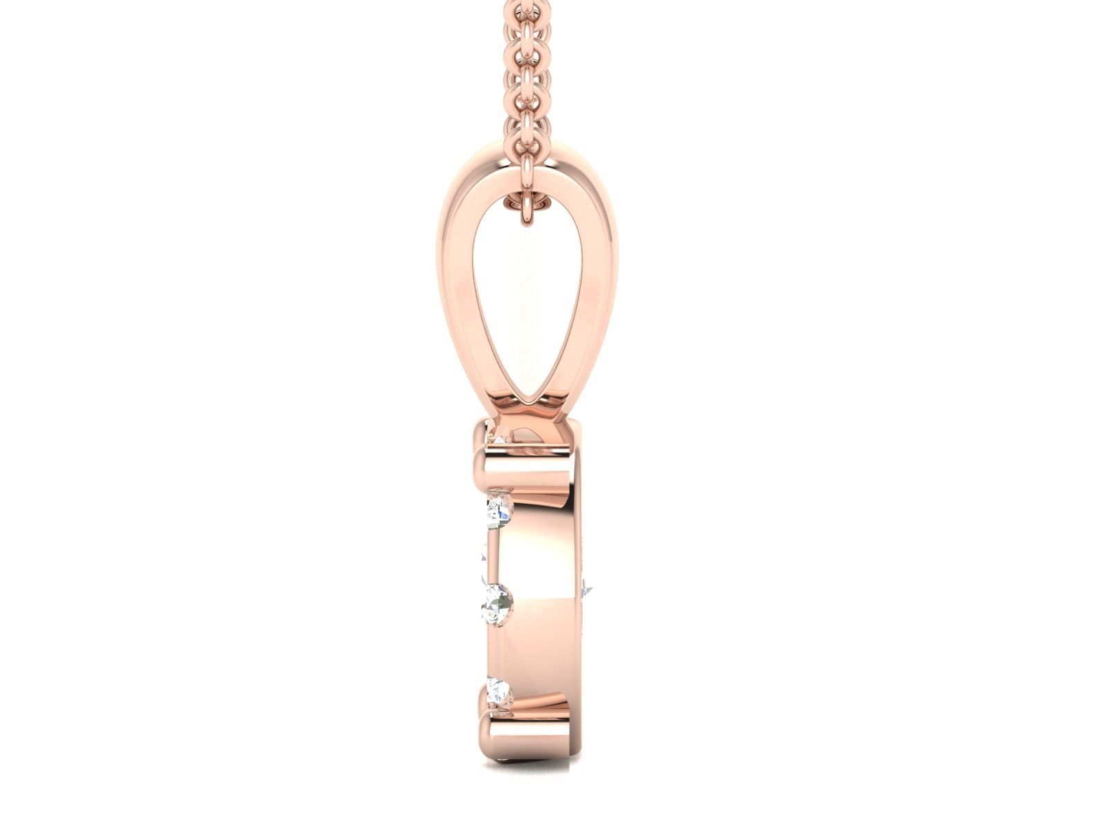 Women pendant 3dm render detail  3D print model_15