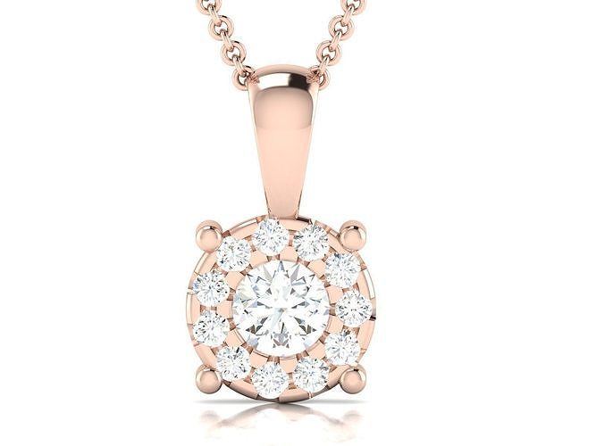 Women pendant 3dm render detail  3D print model