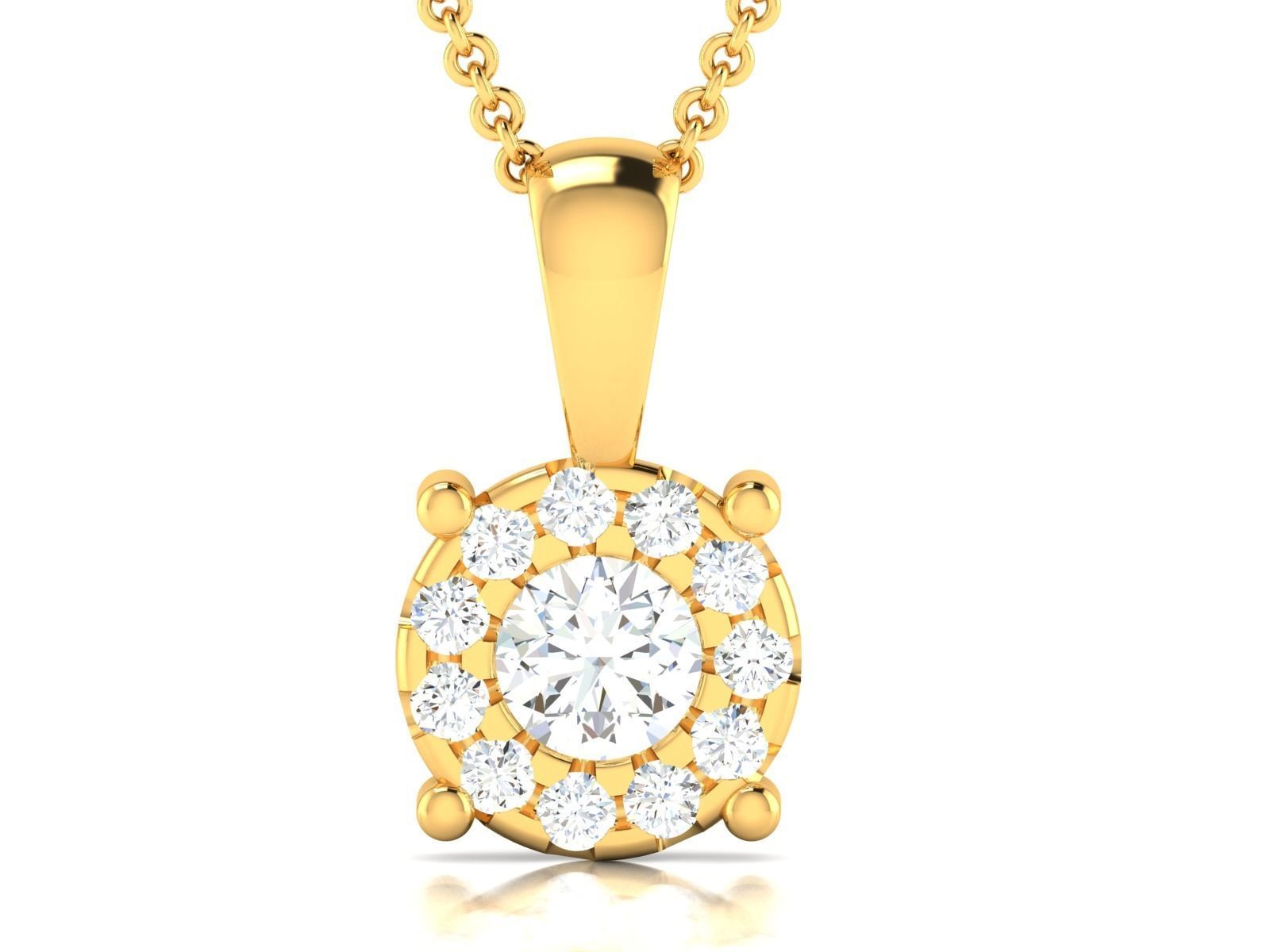 Women pendant 3dm render detail  3D print model_13