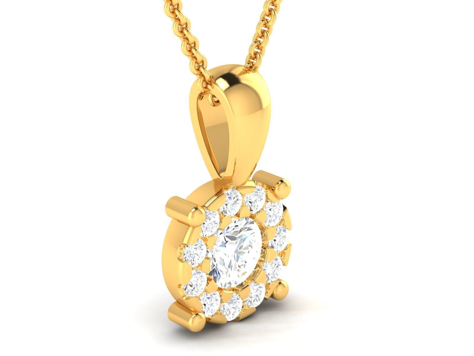 Women pendant 3dm render detail  3D print model_8