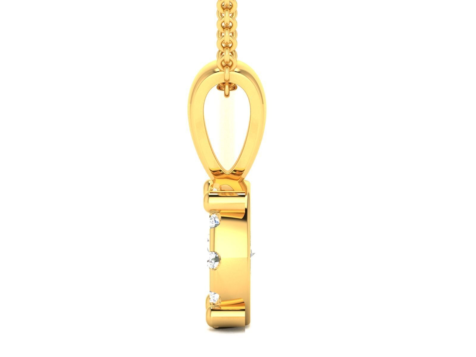 Women pendant 3dm render detail  3D print model_19