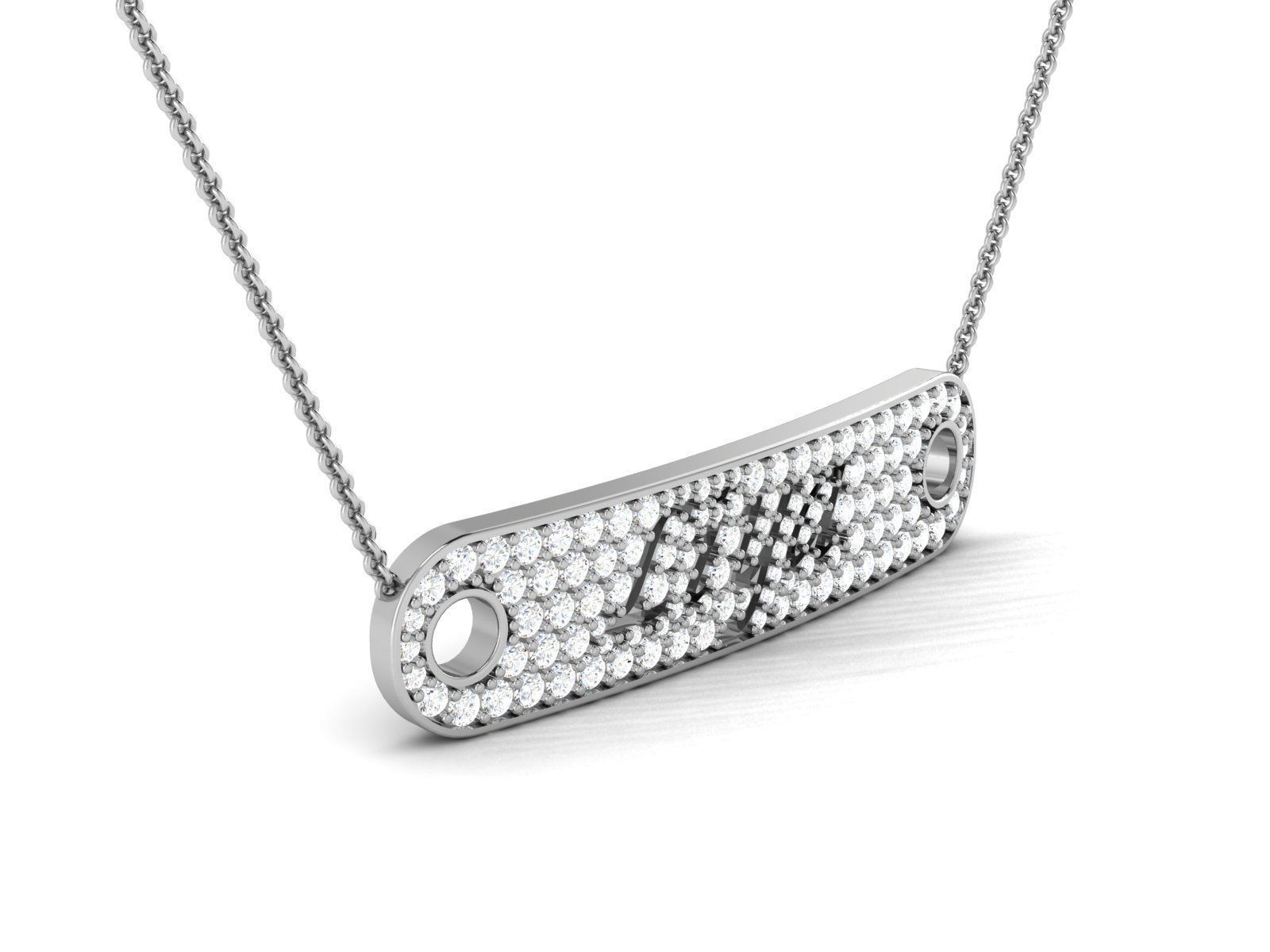 Women pendant 3dm render detail  3D print model_2