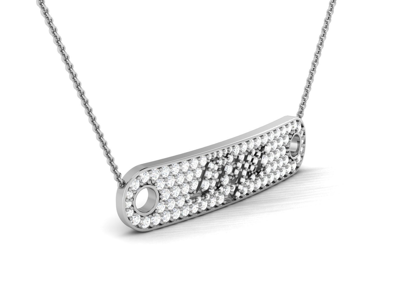 Women pendant 3dm render detail  3D print model_3