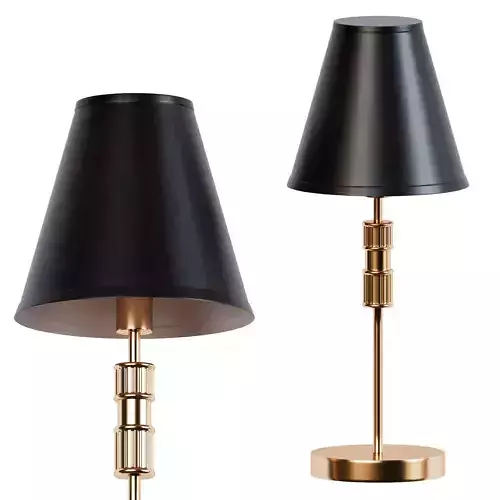 Favourite gold table lamp with shade