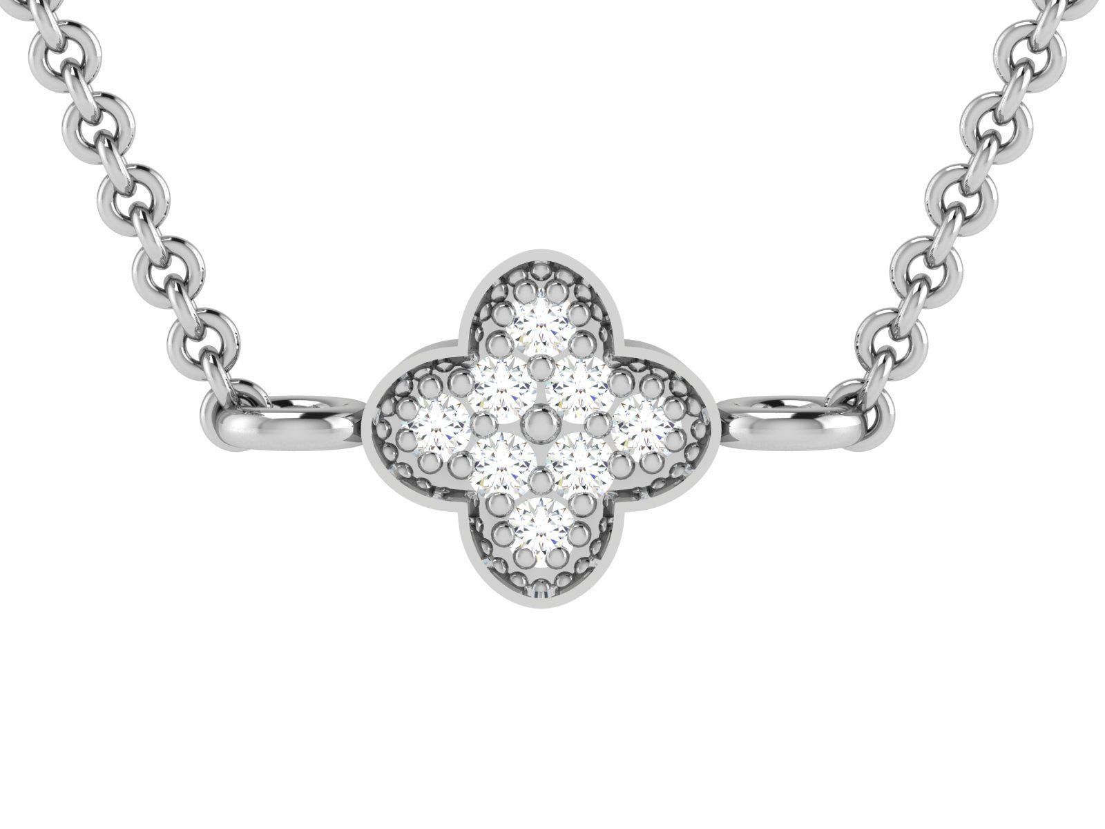 diamond pendant for women  3D print model_11