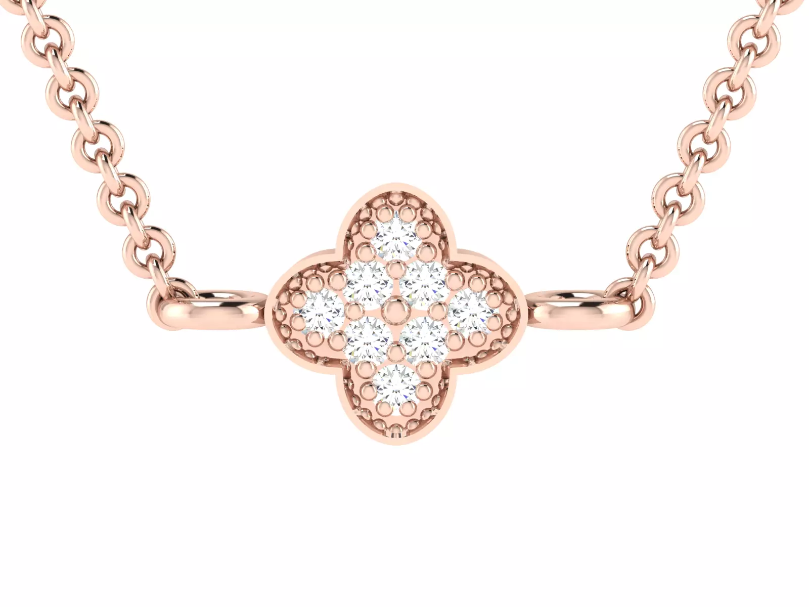 diamond pendant for women  3D print model_0