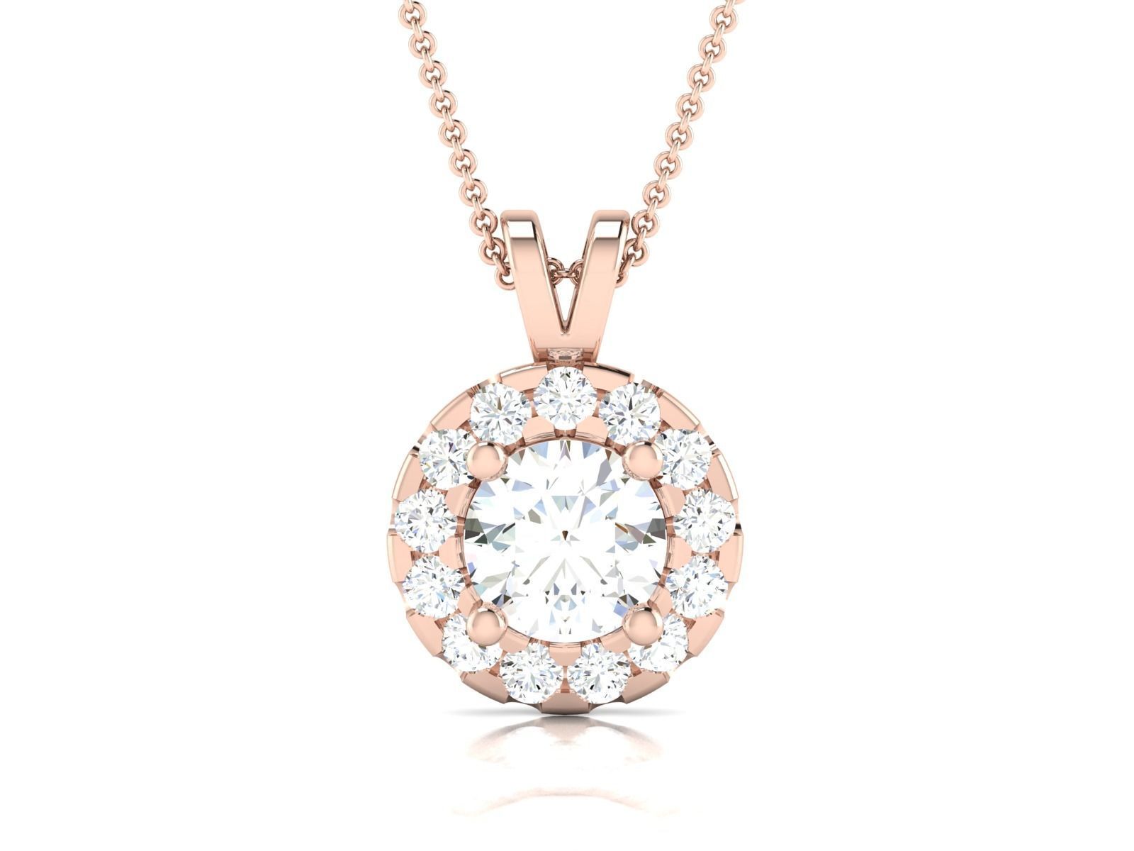 diamond pendant for women 3D print model_14