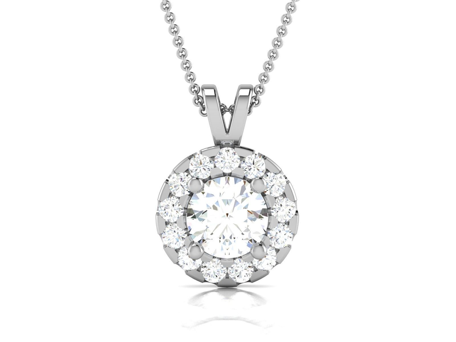 diamond pendant for women 3D print model_17