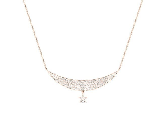 Dainty Diamond Pendant Larger  3D print model