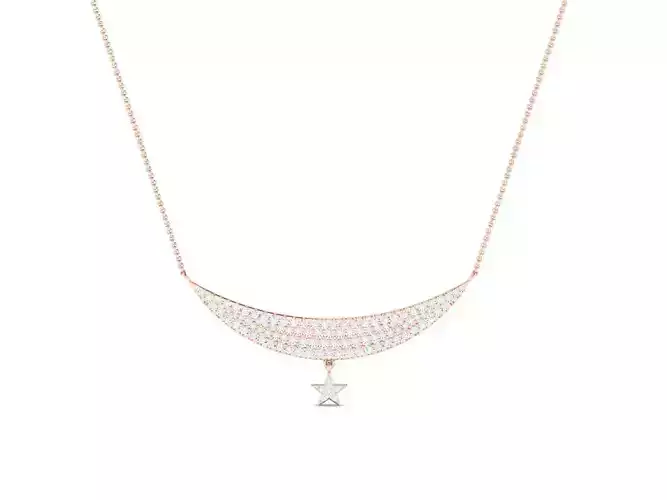 Dainty Diamond Pendant Larger  3D print model