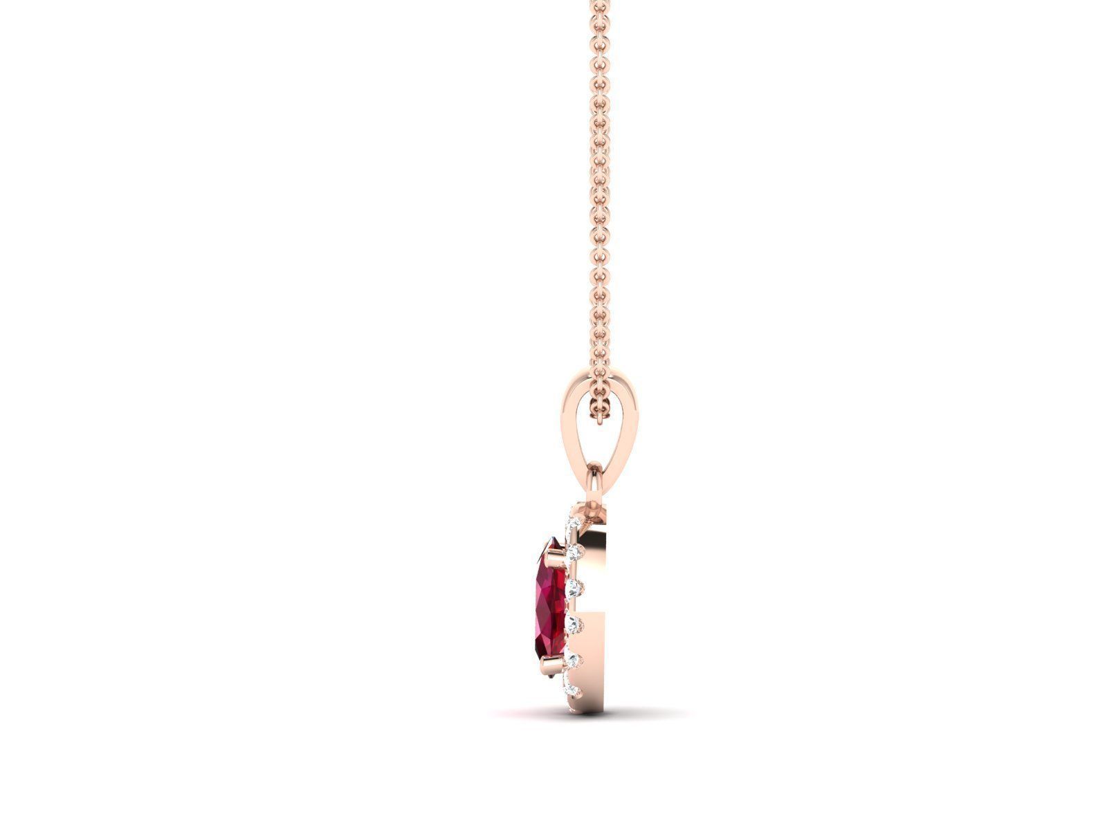 Women pendant 3dm render detail  3D print model_26