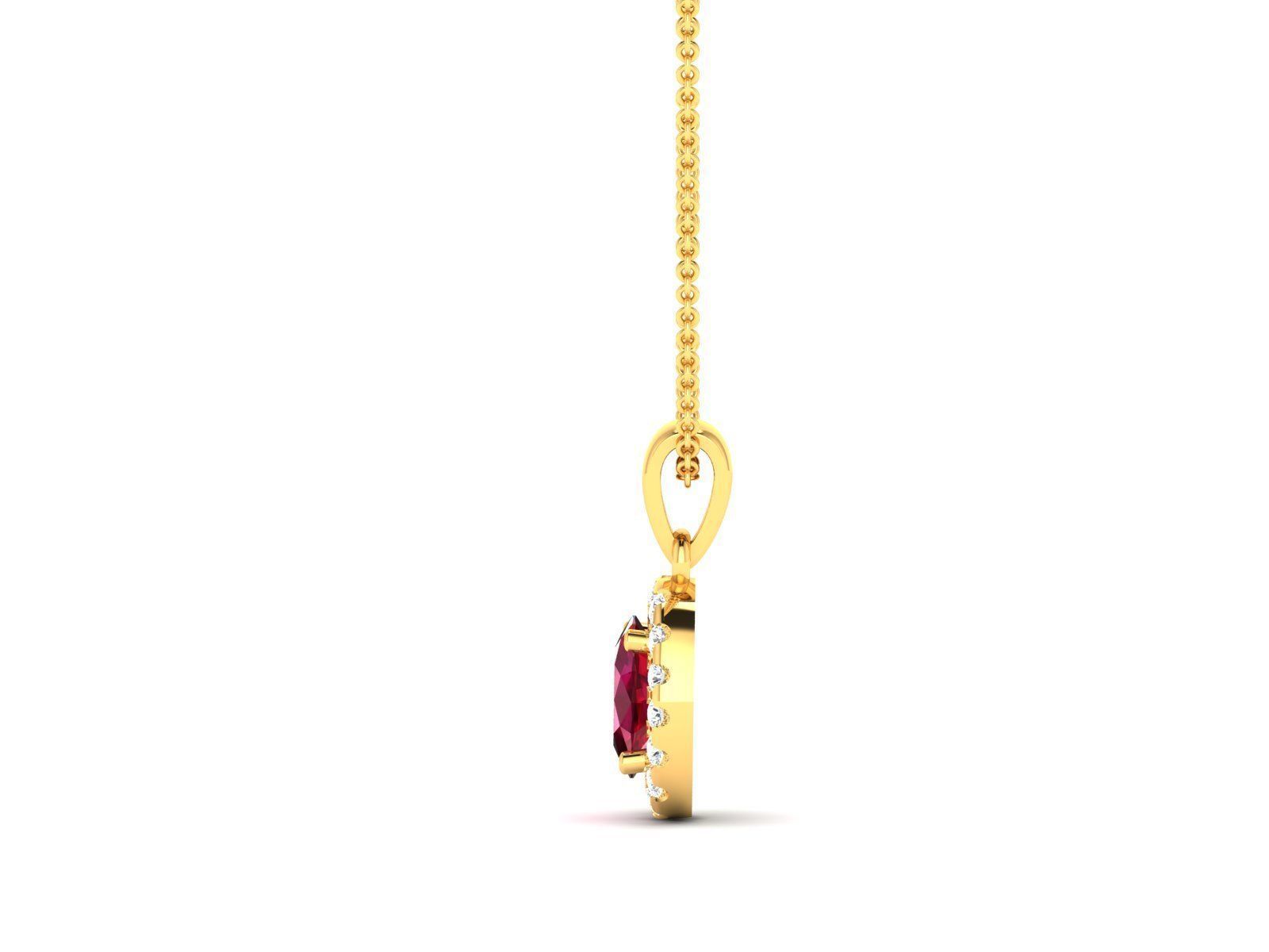 Women pendant 3dm render detail  3D print model_30