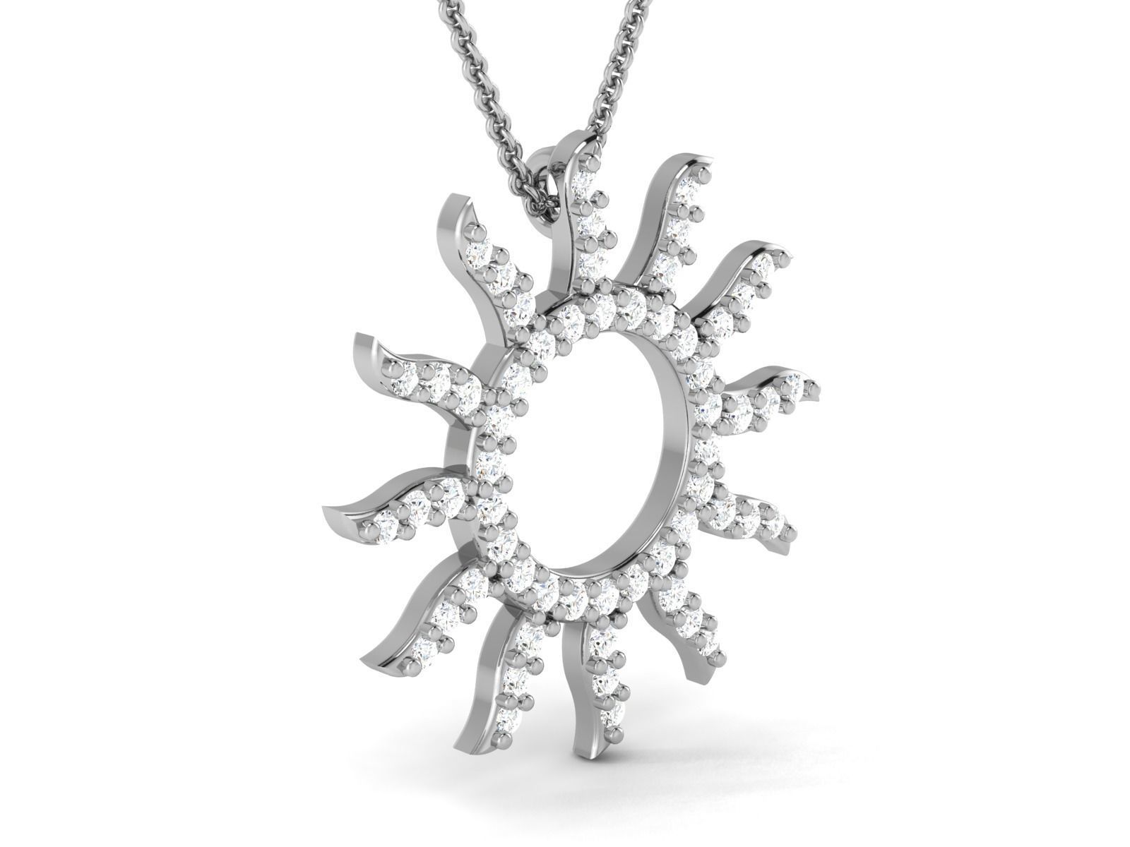 Women pendant 3dm render detail  3D print model_7