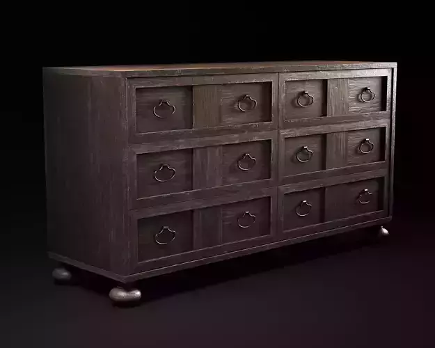 Rustic Solid Wood Drawer