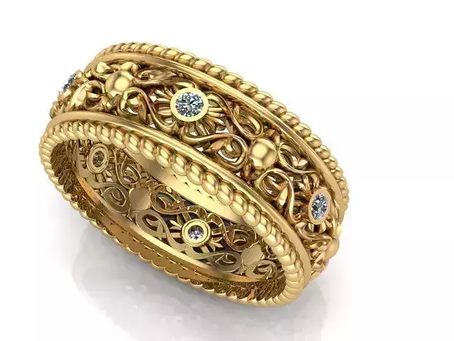 Wedding florar ring 6