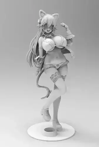 Super  Sonico beautiful girl  for 3D print model  