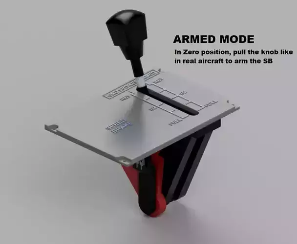 A320 Speed Brake 3D Print