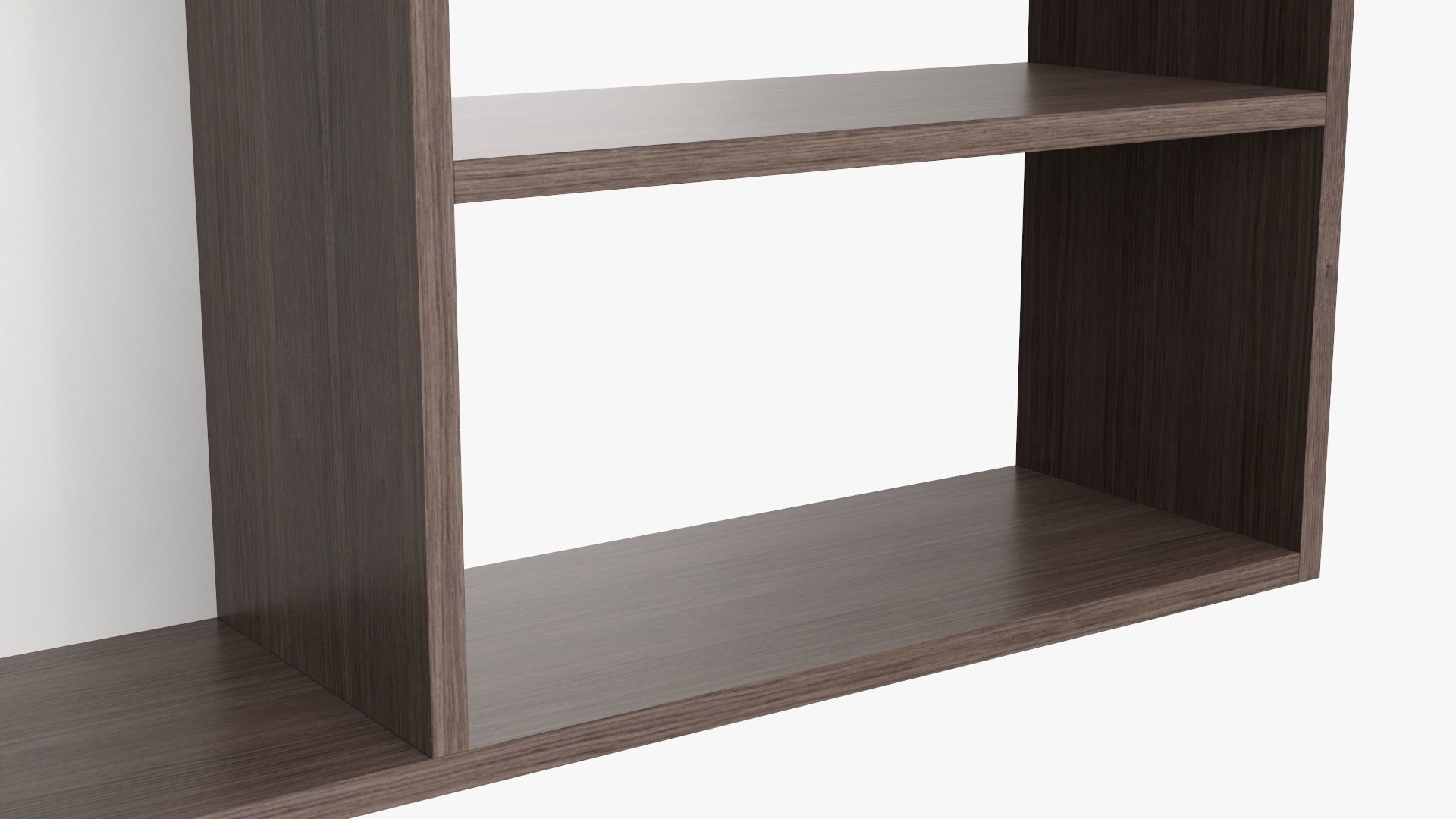 Hanging wooden shelf 04 3D model_5