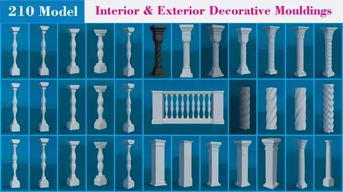 210 Interior Decorative Mouldings Collection